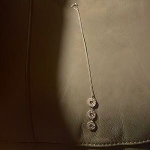 Tiffany triple drop circle necklace.